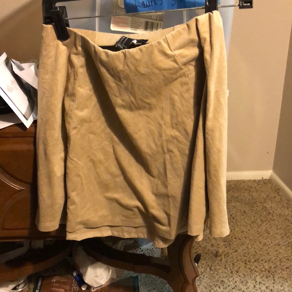 Forever 21 suede skirt.